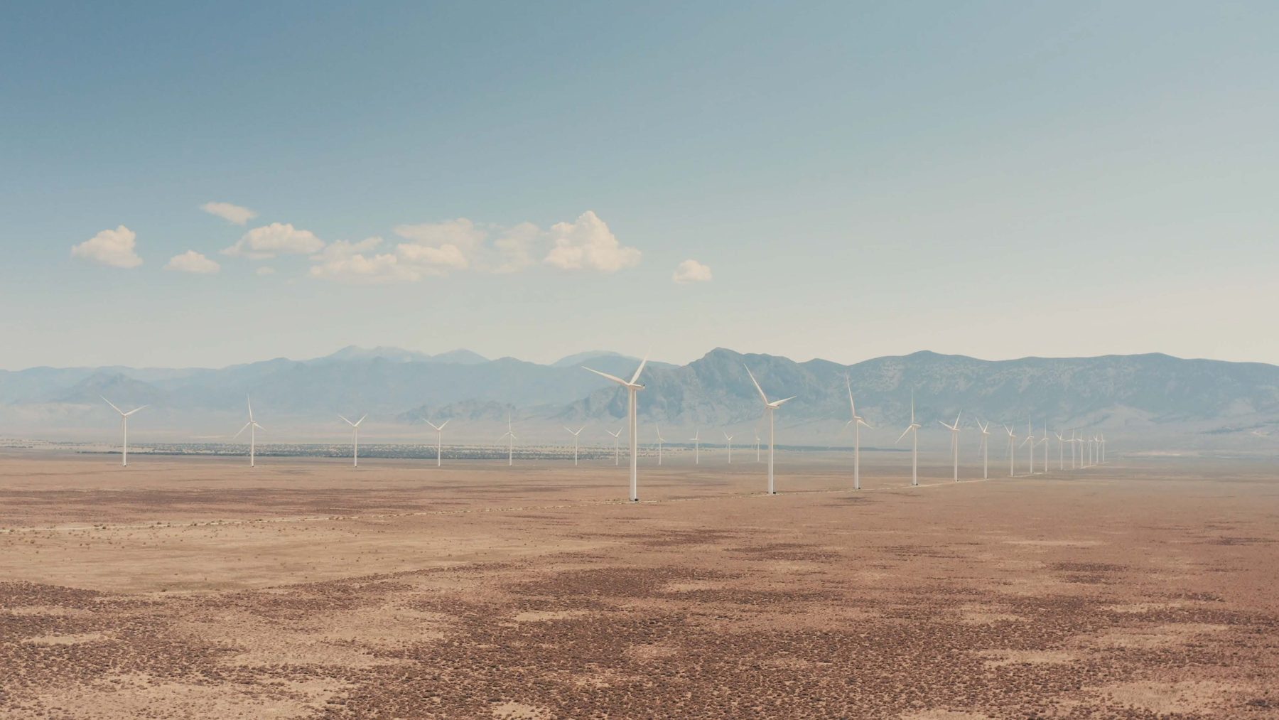 Renewable power generation in a wide landscape